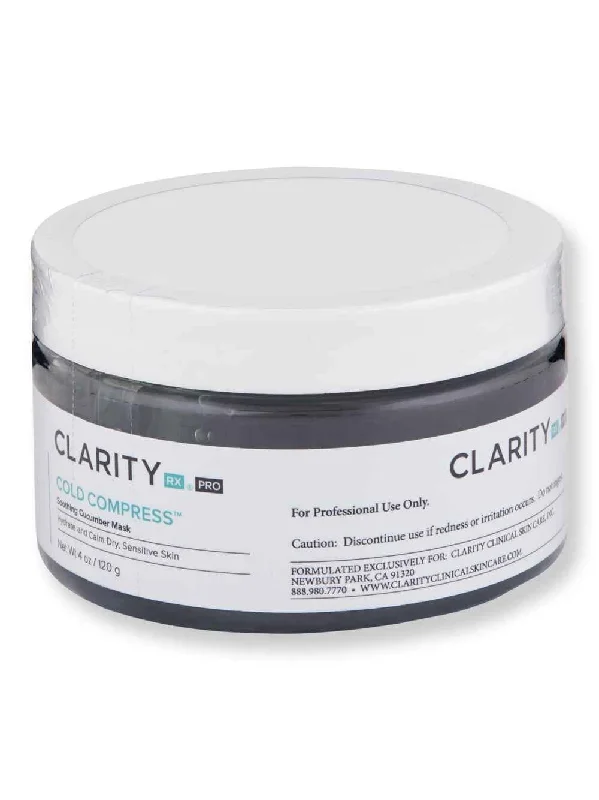 ClarityRx Cold Compress Soothing Cucumber Mask 4 oz