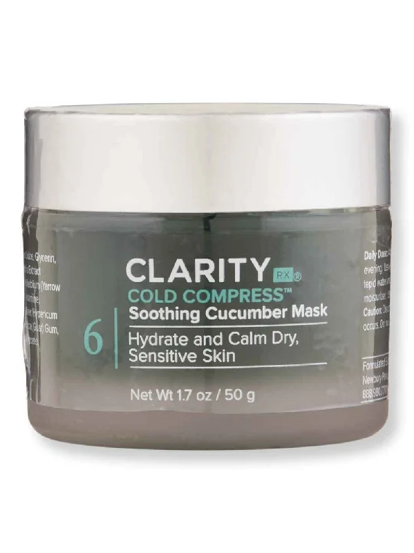 ClarityRx Cold Compress Soothing Cucumber Mask 1.7 oz