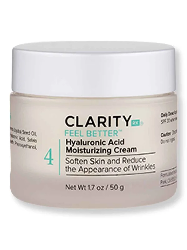 ClarityRx Feel Better Hyaluronic Acid Moisturizing Cream 1.7 oz