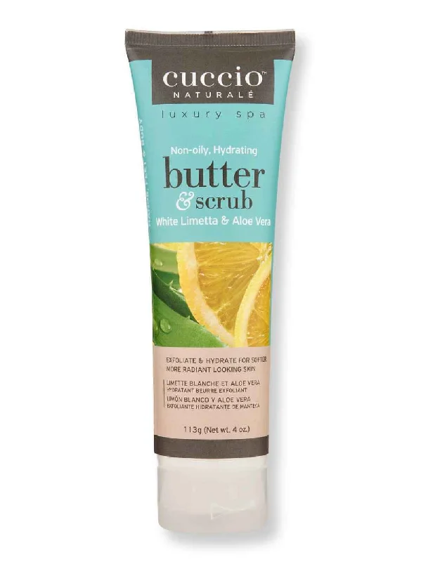 Cuccio Butter & Scrub White Limetta & Aloe Vera 4 oz