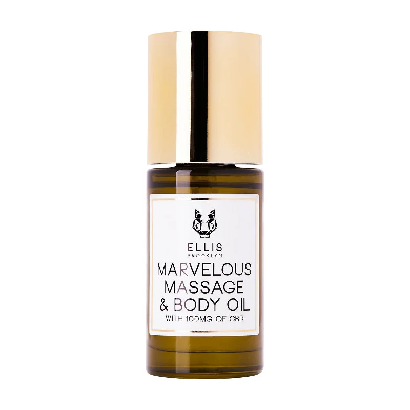 Marvelous Massage and Body Oil With 100mg of Full Spectrum CBD