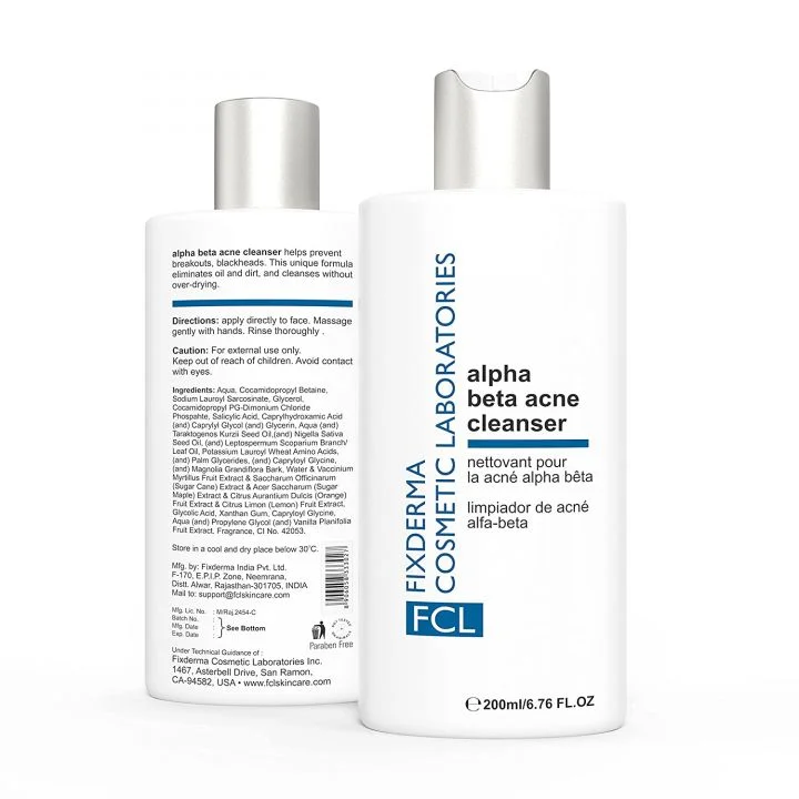 FCL Alpha Beta Acne Cleanser | Dual-Action Cleanser for Acne-Prone Skin