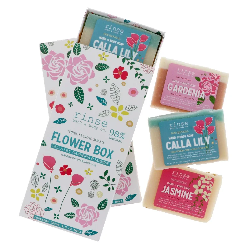 Flower Box Soaps (3 bars)