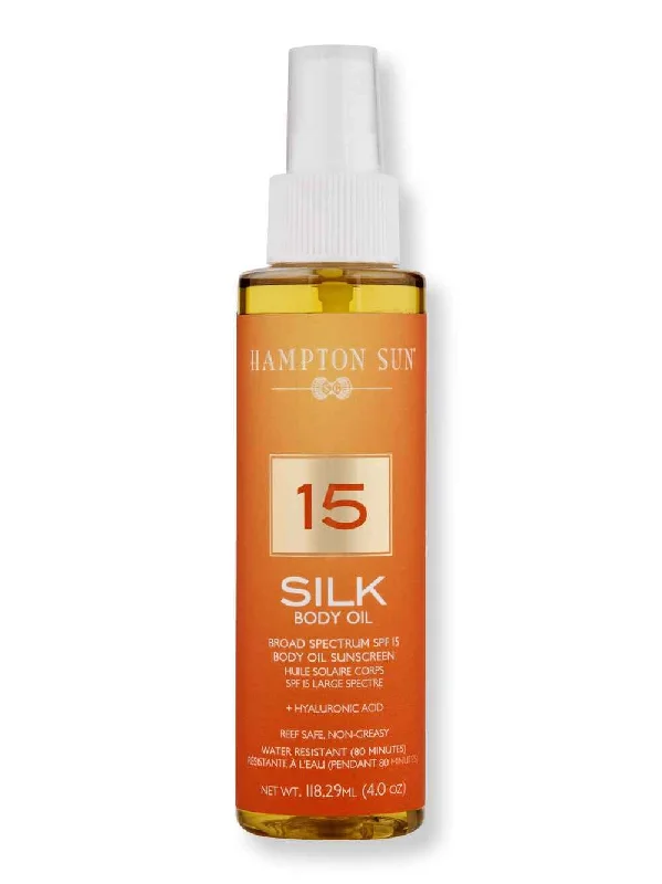 Hampton Sun Silk Body Oil SPF 15 4 oz