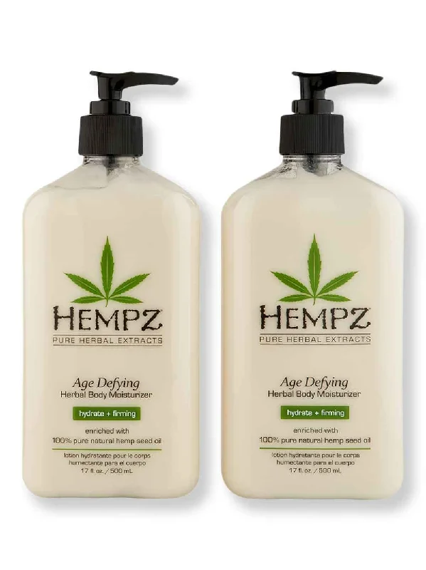 Hempz Age Defying Herbal Body Moisturizer 2 Ct 17 oz