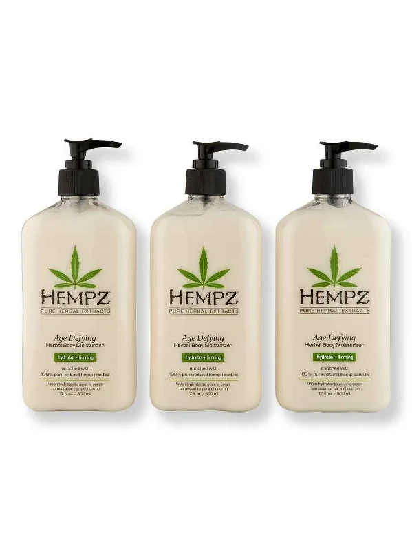 Hempz Age Defying Herbal Body Moisturizer 3 Ct 17 oz