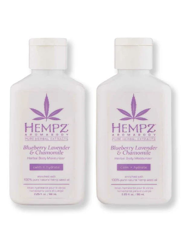 Hempz Blueberry Lavender & Chamomile Herbal Body Moisturizer 2 Ct 2.25 oz