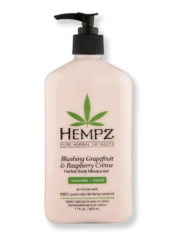 Hempz Blushing Grapefruit & Raspberry Creme Herbal Body Moisturizer 17 oz