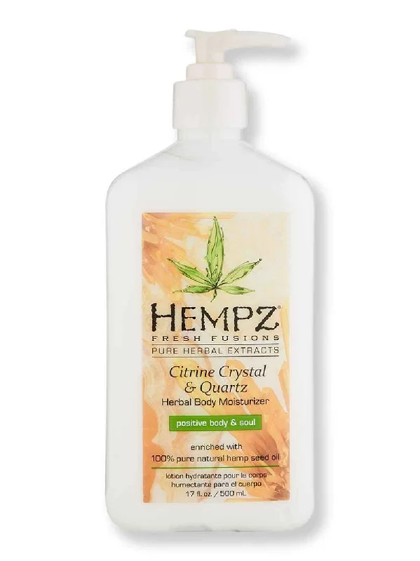 Hempz Citrine Crystal & Quartz Herbal Body Moisturizer 17 oz