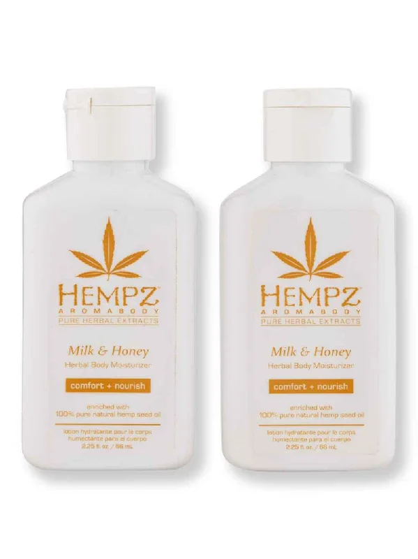 Hempz Milk & Honey Herbal Body Moisturizer 2 Ct 2.25 oz