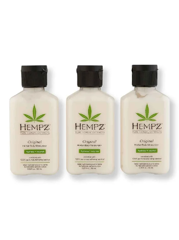 Hempz Original Herbal Body Moisturizer 3 Ct 2.25 oz