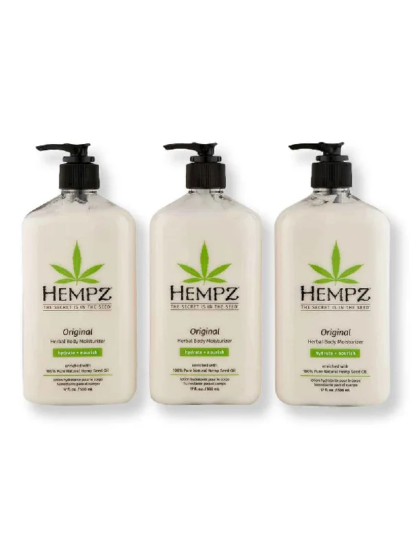 Hempz Original Herbal Body Moisturizer 3 Ct 17 oz