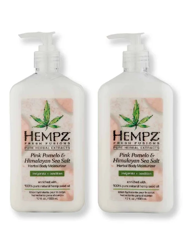 Hempz Pink Pomelo & Himalayan Sea Salt Herbal Body Moisturizer 2 Ct 17 oz