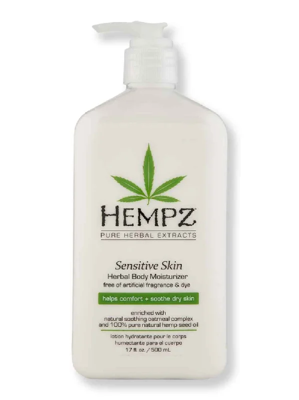 Hempz Sensitive Skin Herbal Body Moisturizer 17 oz