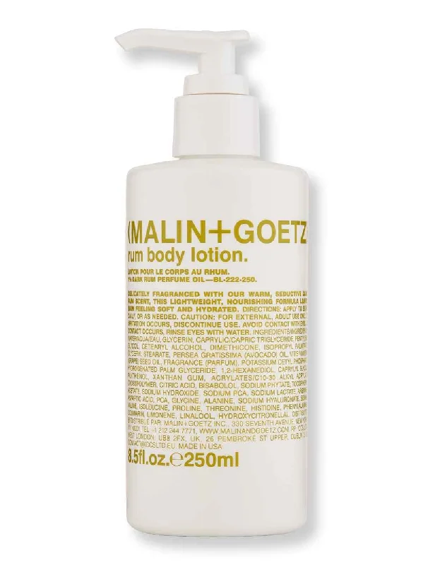 Malin + Goetz Rum Body Lotion 8.5 oz 250 ml