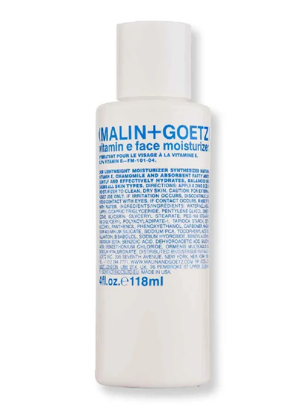 Malin + Goetz Vitamin E Face Moisturizer 4 oz118 ml