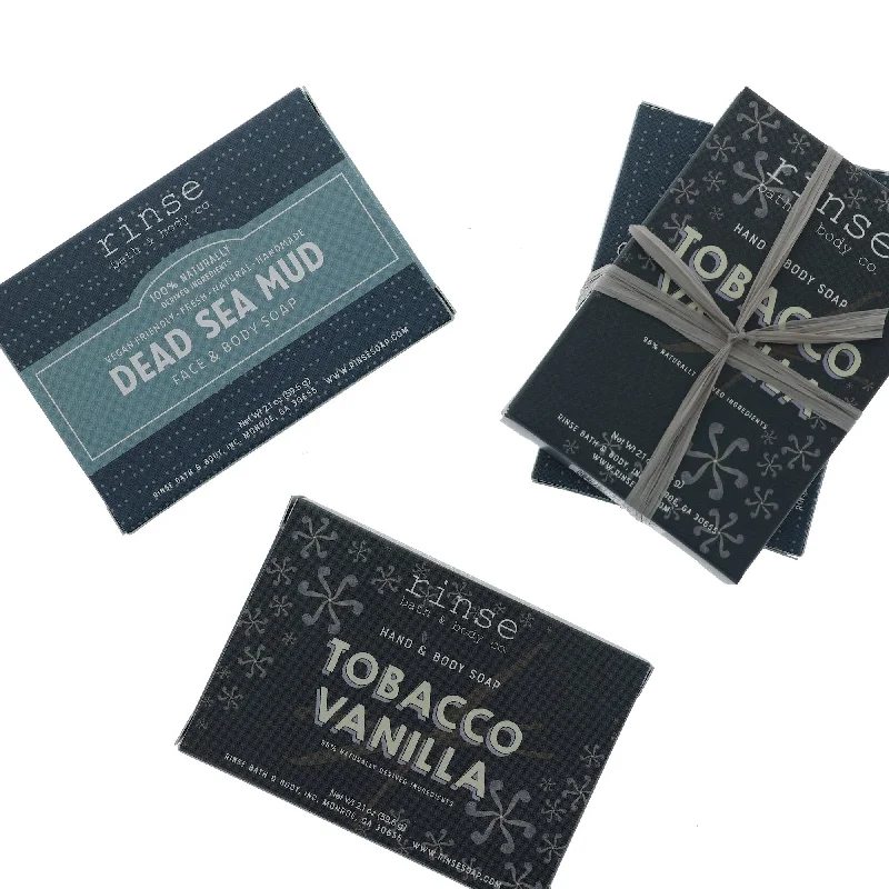 Mini Soap 2 Pack- Tobacco Vanilla & Dead Sea Mud