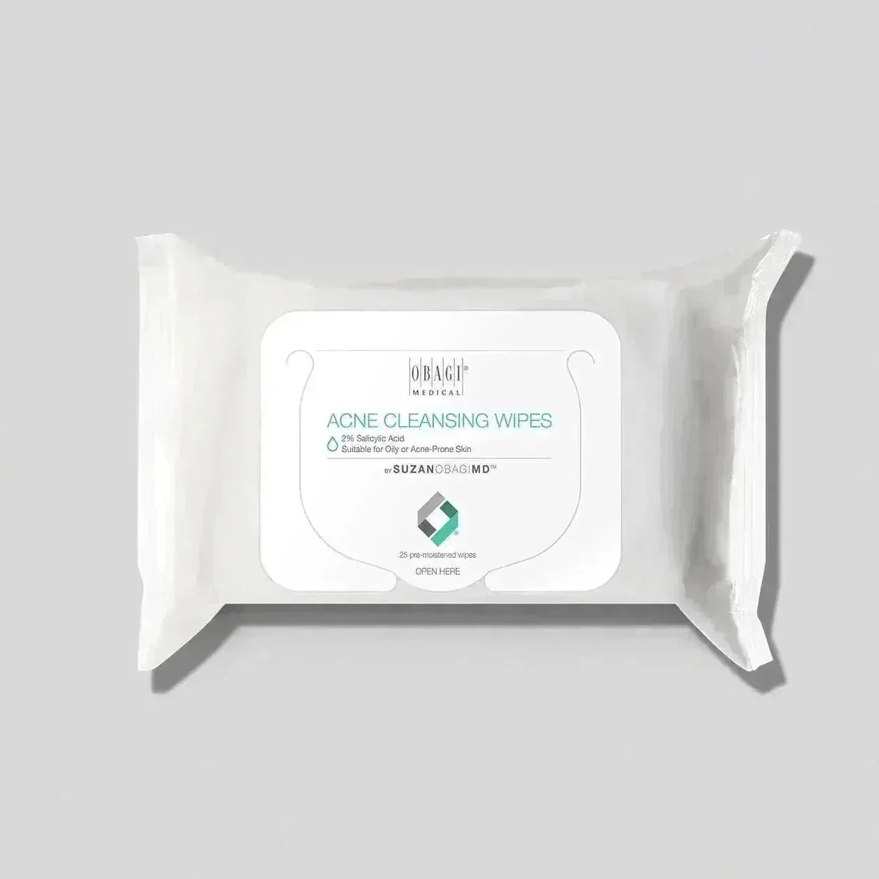 OBAGI Acne Cleansing Wipes | Acne Cleansing Wipe: Pre-Moistened & Textured