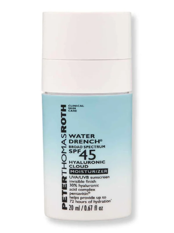 Peter Thomas Roth Water Drench SPF 45 Hyaluronic Cloud Moisturizer 0.68 oz 20 ml