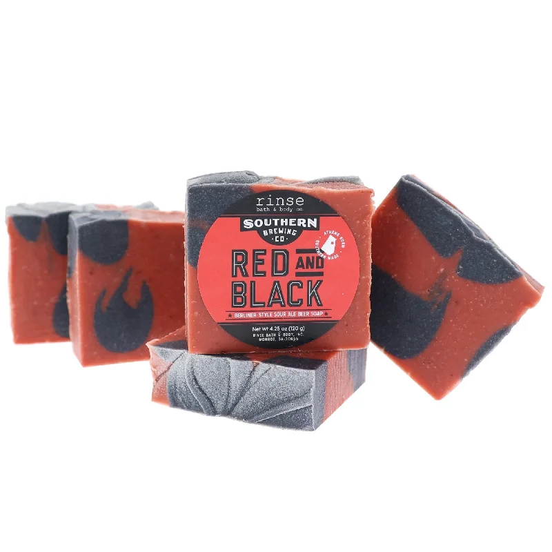 Red & Black Beer Soap