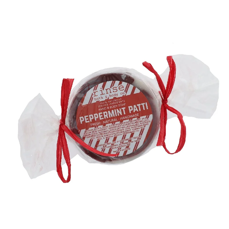 Round Peppermint Patti Soap- Limited Edition