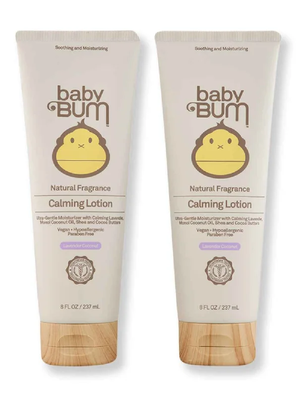 Sun Bum Calming Lotion Natural Fragrance 2 Ct 8 oz