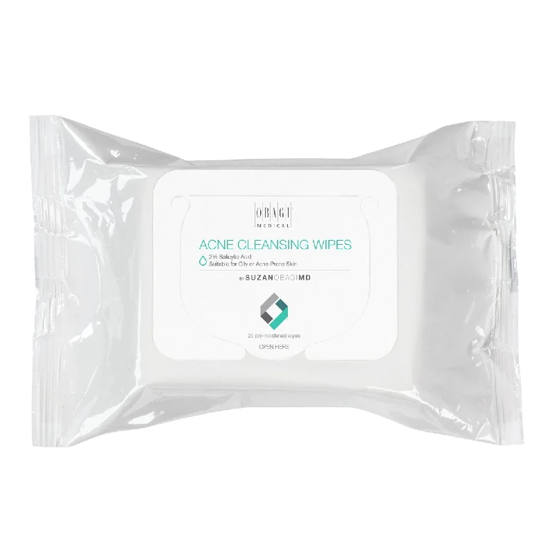 SUZANOBAGIMD™ On the Go Cleansing Wipes for Oily or Acne Prone Skin (25 count)