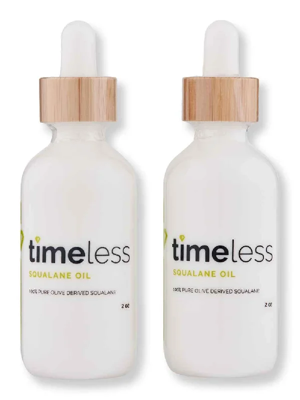 Timeless Skin Care Squalane Oil 100% Pure 2 Ct 2 oz