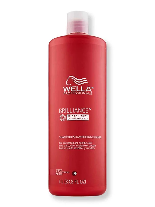 Wella Brilliance Shampoo for Coarse Colored Hair 33.8 oz